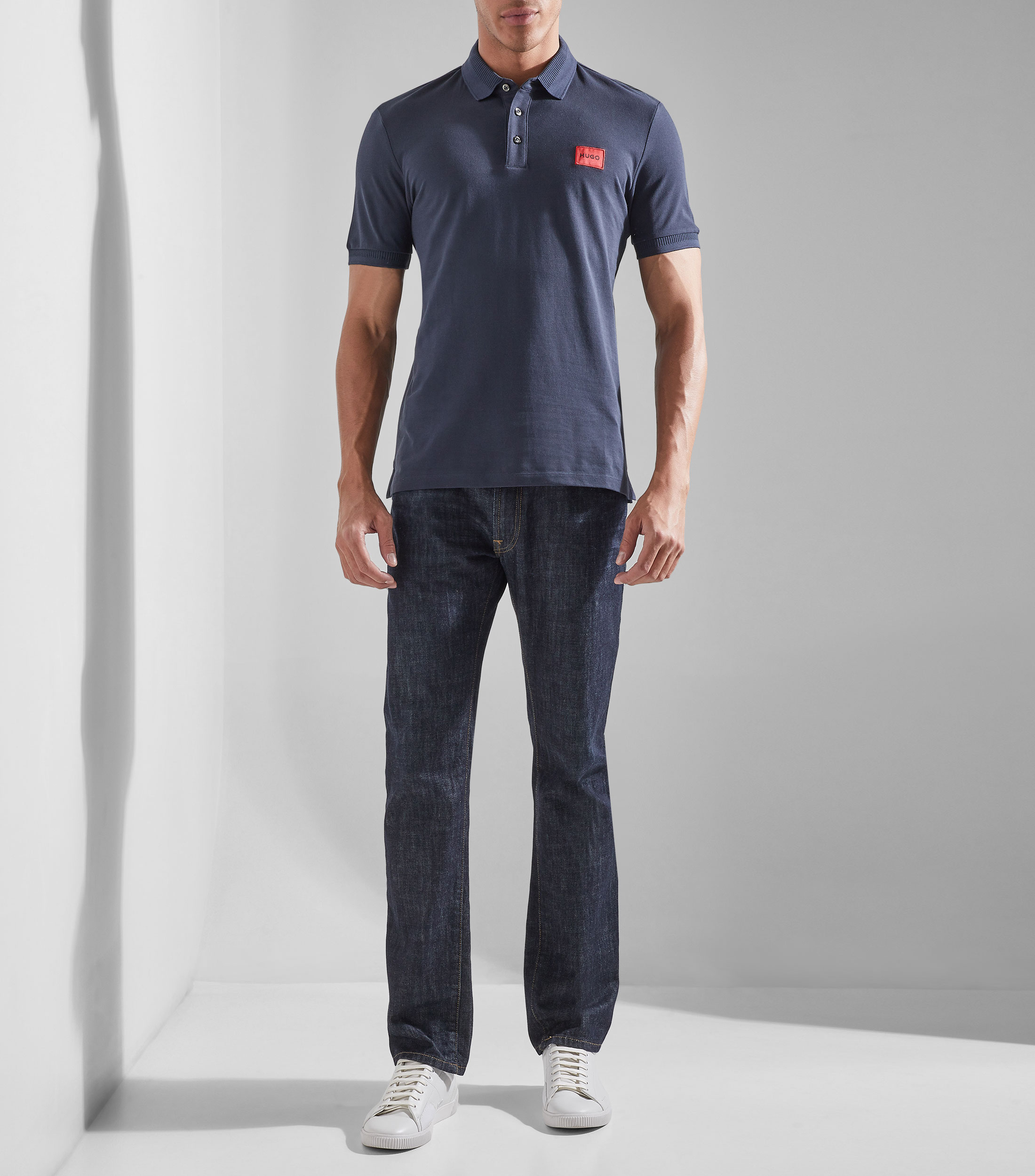 Playera Tipo Polo Manga Corta Hombre